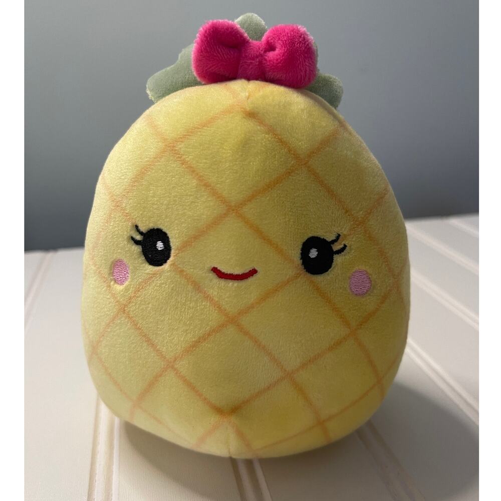 Squishmallow 5” Maui the Yellow Pineapple Plush Stuffed Animal Kellytoy